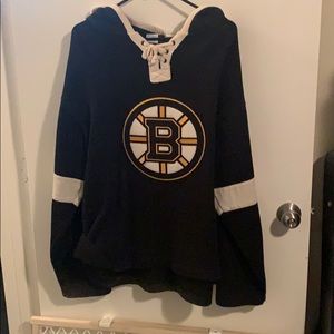 Boston Bruins lace up hoodie